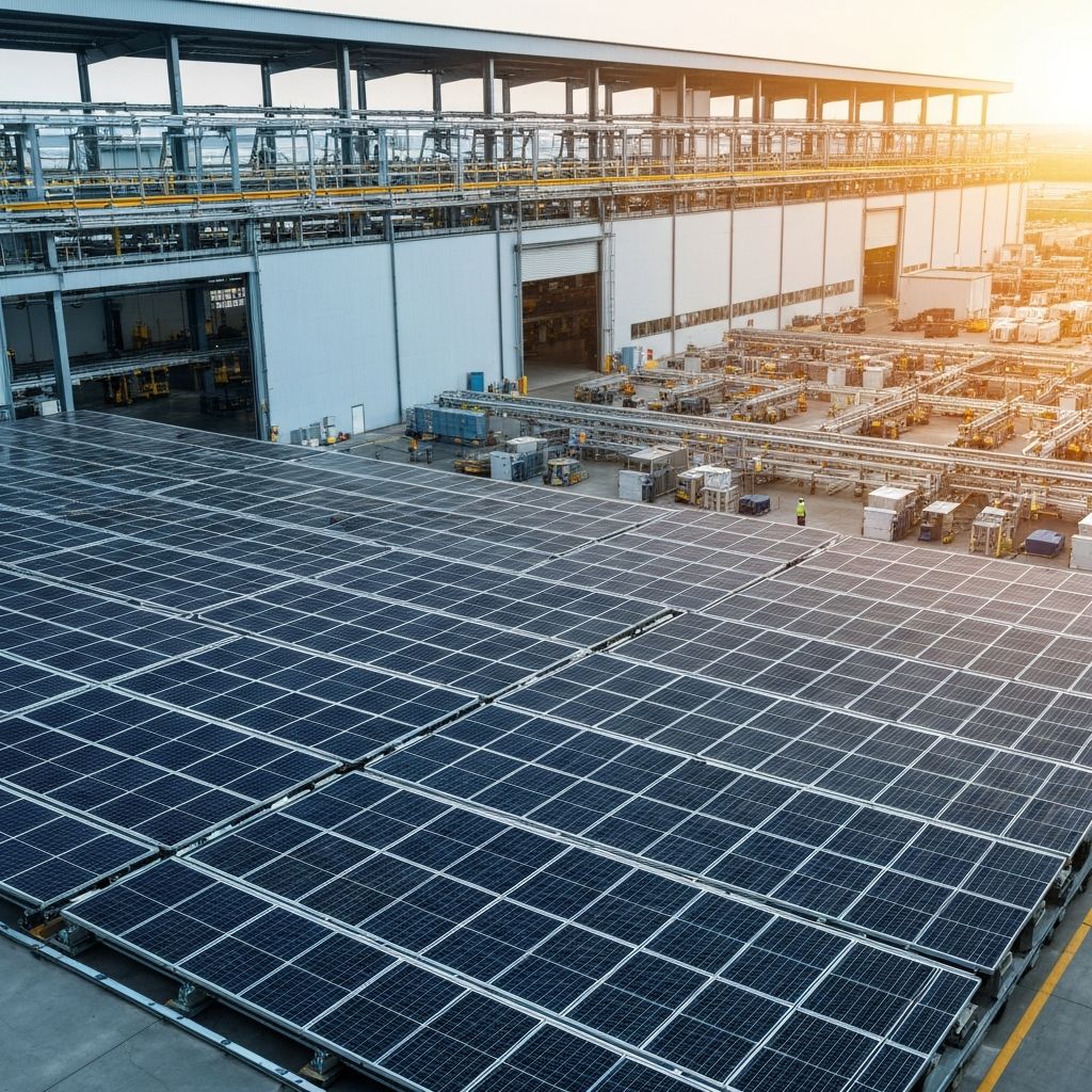 Industrial Solar Setup